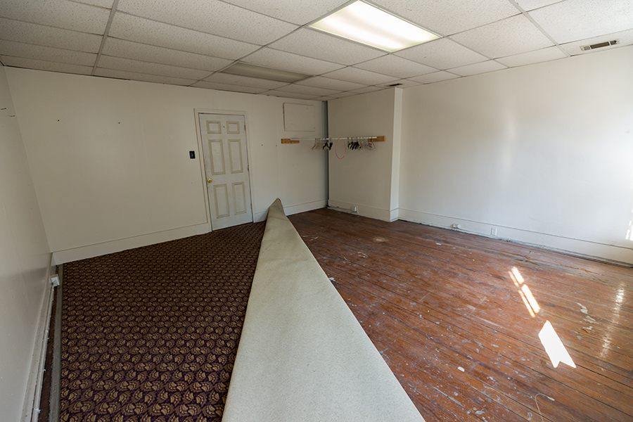 Empty room that will become faculty office suite.