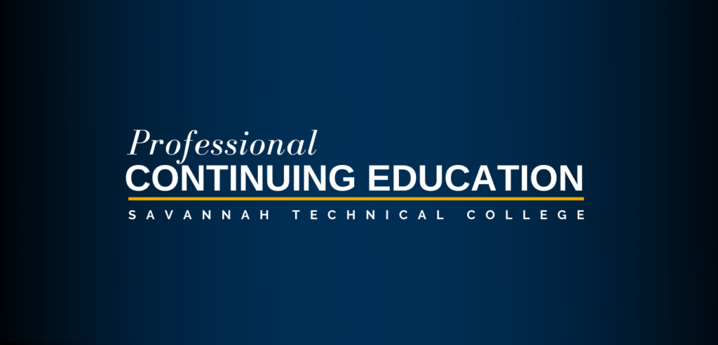Professional Continuing Education Savannah Technical College