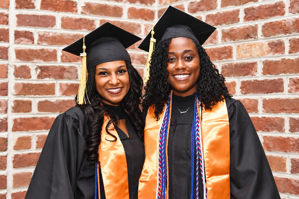 Graduation_Portrait two female savannah tech graduates smiling