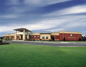 STCEC_8.5X11 Front exterior of the effingham campus