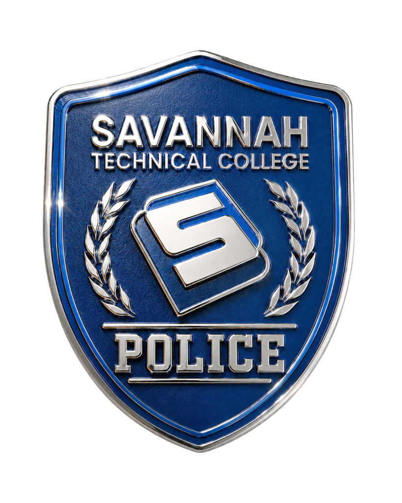 SavTechPolice_MetalPatch Savannah Tech Police Badge